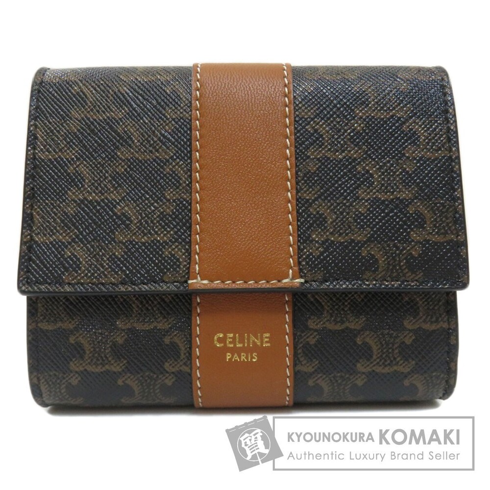 Celine Macadam Bifold Wallet Leather